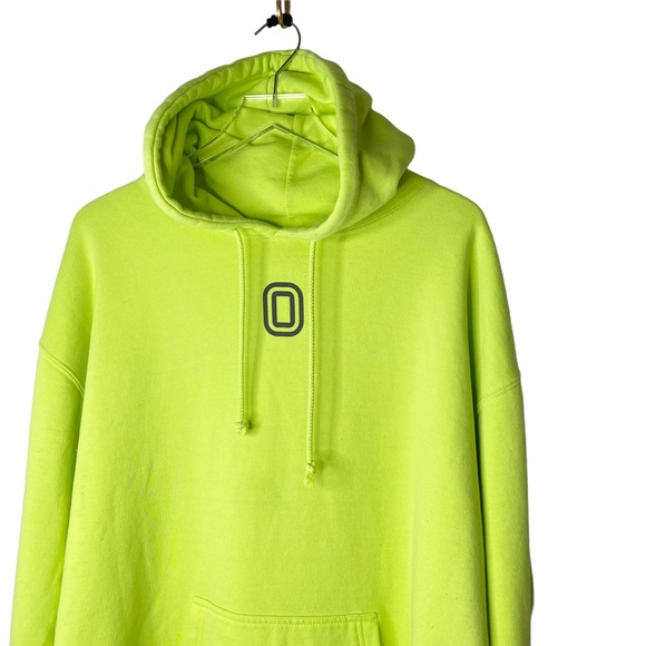Overtime Electric Hoodie Pullover Neon Yellow Green XL - Picture 4 of 8